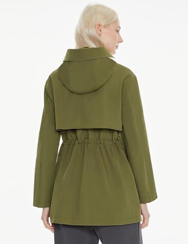 Orolay Women's Military Anorak Jacket Zip-Up Windbreaker Active Hooded Outerwear with Pockets2