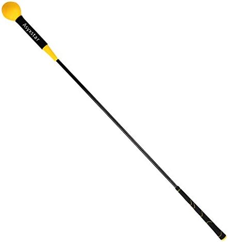 Asyxstar Golf Swing Trainer Aid - Power Flex Golf Swing Training Aid for Strength and Tempo Golf Warm Up Stick