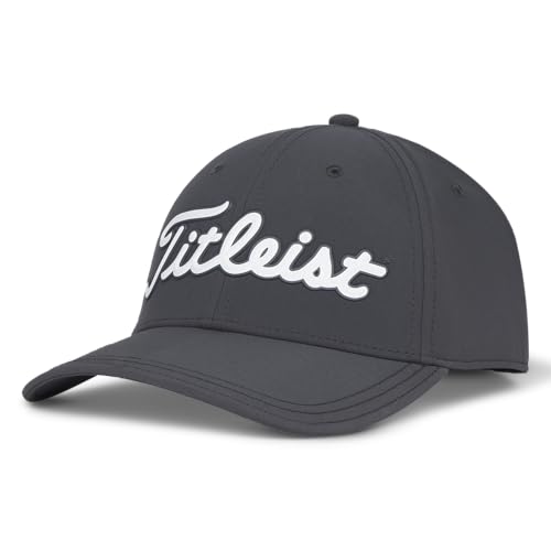 Titleist Men's Standard Players Ball Marker Golf Hat, Charcoal/White