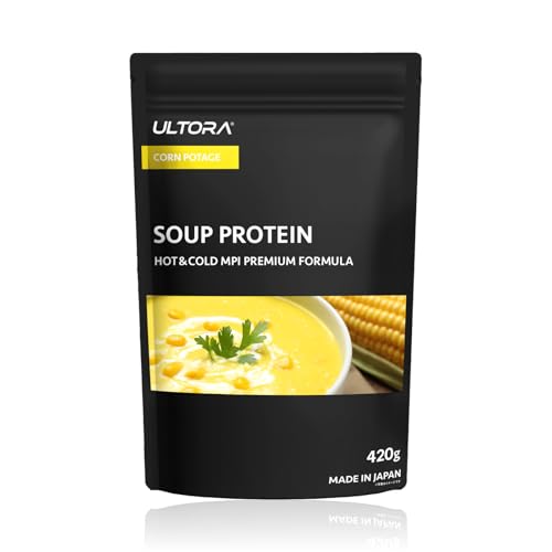 ULTORA スーププロテイン 420g 人工甘味料不使用 国内製造 お湯を注ぐだけ...