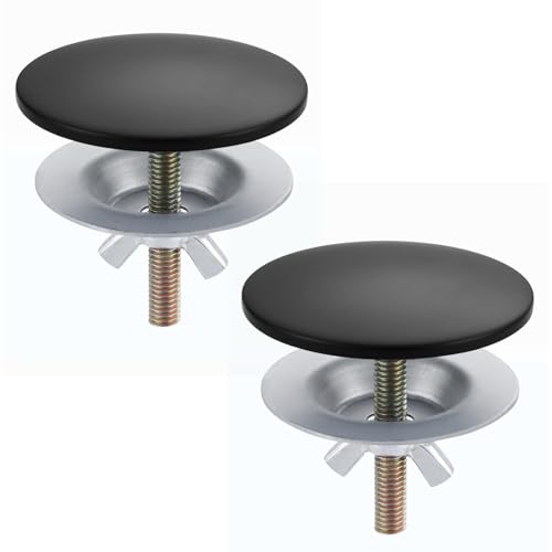 Brass Matte Black Faucet Hole Cover 2-Pack | Aleasha