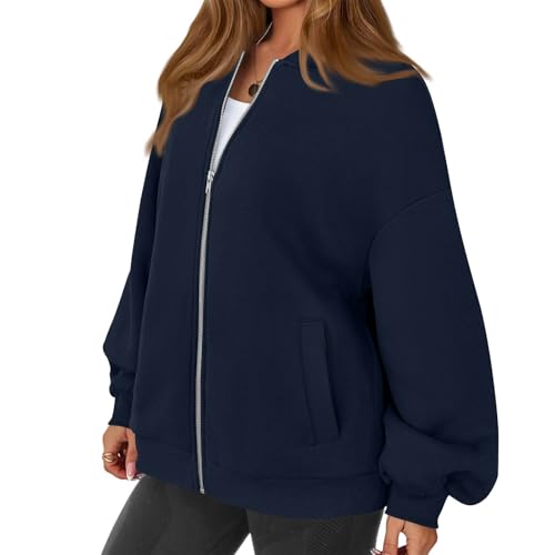 Zip Up Sweatshirt Women Lightweight Fleece Zip Up Bomber Jacket Casual Athletic Workout Sweat Jackets with Pockets4