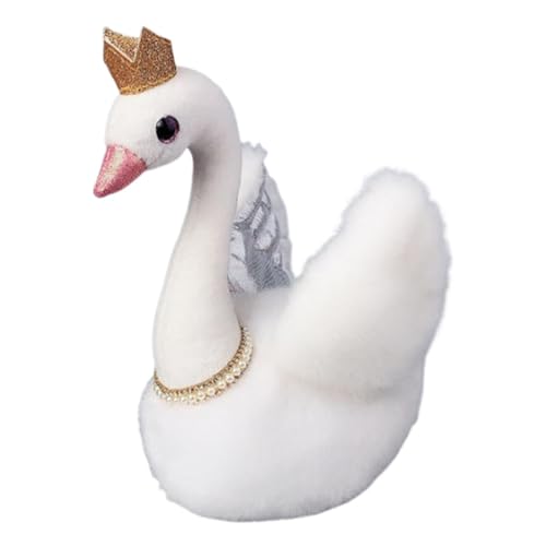 ♠Materiale di fascia alta: questo peluche a forma di cigno, avvolto in un peluche corto di alta qualità e ricco di cotone PP, offre un tocco tenero. Poiché è realizzato senza sostanze nocive, garantisce un'avventura di coccole morbida, sicura e senza profumo.