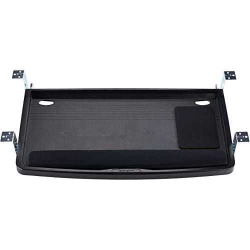 Kensington Keyboard Tray Under Desk, SmartFit Ergonomic Slide-Out Keyboard Drawer with Cable Management, Extra-Wide Height Adjustable Keyboard Holder, 24.5" x 11.75", Black K60004US by Kensington - Used condition - US$30.46