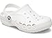 Crocs Kids Unisex Via Clogs (Little Kid) White 11 Medium