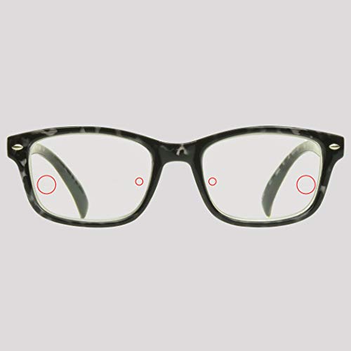 Image of proSPORT Multifocal Progressive 3 Magnifications in 1 Lens No Line Computer Gaming Reading Glasses for Men & Women