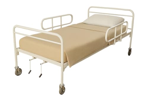 Cama Hospitalar Manual 2 Movimentos Slim com Colchão D28
