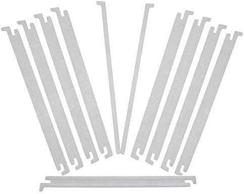 Million Dollar Collar Shirt Collar Placket Stays - White Placket Stays for Men's and Women's Collared Shirt 10