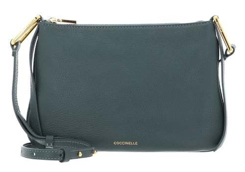 Bolso COCCINELLE Magie Mini en color verde Kale de piel premium