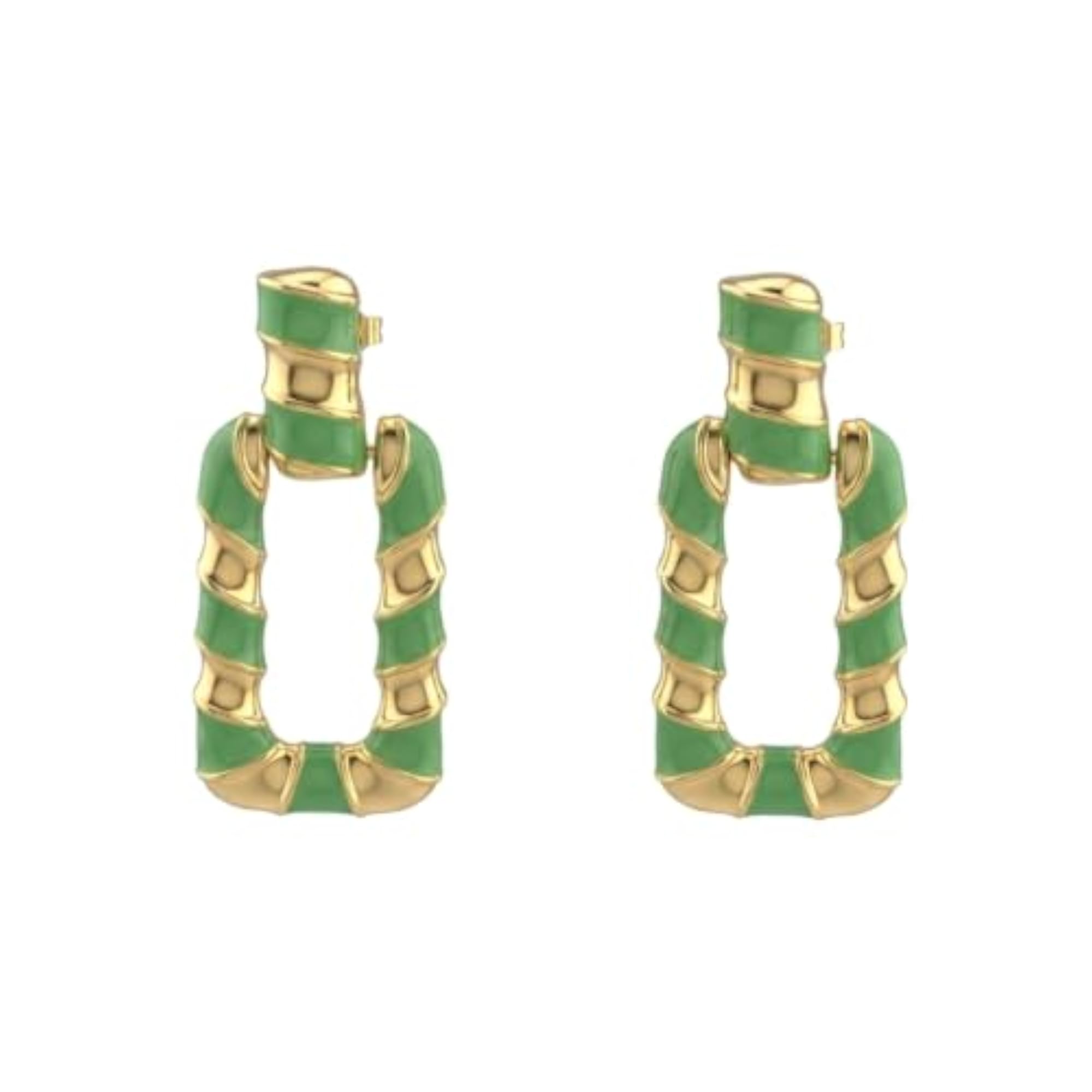 Women's Anti Tarnish Gold Drop Earrings Set, Minimalist