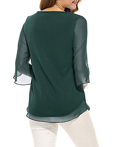 Image of PLADO Women's and Girls Georgette Top Maroon