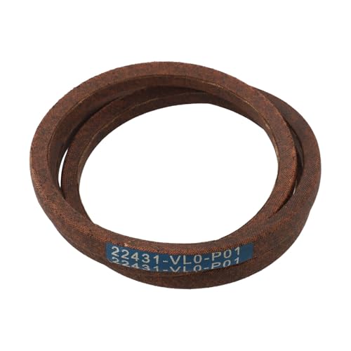 JoyousMall V-Belt 22431-VL0-P01 compatible con cortacésped Honda HRR216K10 VLAA/VYAA, HRR216K11 VKAA/VLAA/VYAA, HRR216K8 VKAA, pieza de repuesto