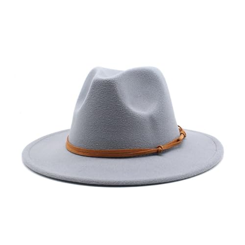 Lanshui Accessori, Fedora Lana Morbido Feltro Cappello, Giallo...