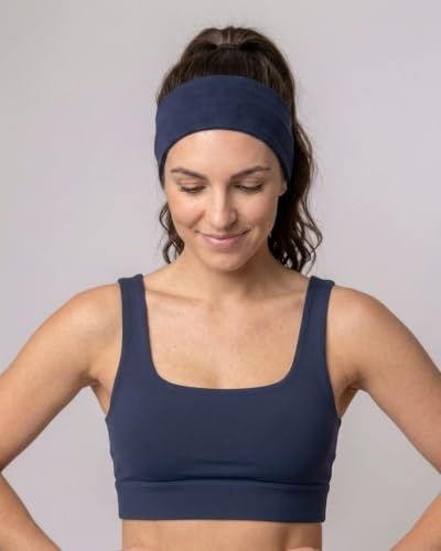 Image of Maven Thread Wide Workout Headbands for Women - Non-Slip Sweatbands for Gym, Running & Yoga