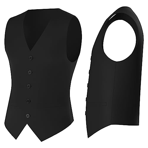 Antonio Uomo Men’s Suit Set – Slim Fit 3 Piece Blazer 2 Button Jacket Vest Pants Business Wedding Party Solid Dress Suits2