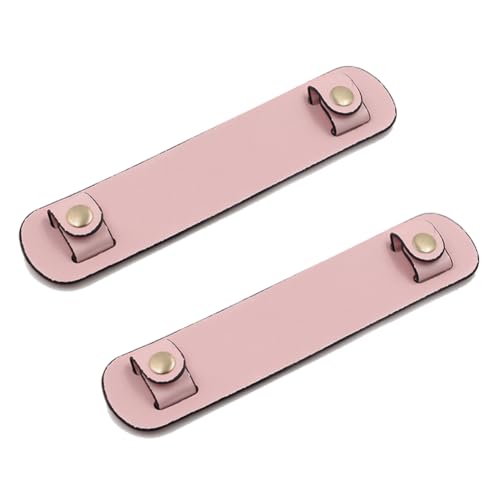 Image of Anti-Skid Bag Shoulder Strap Pad 2 Pcs Leather Shoulder Strap Handle Wrap Cover Comfortable for Tote Crossbody