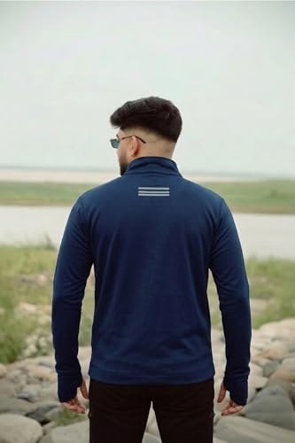Image of MIA FASHION Men's Sunscreen Jacket with UPF 50+ UV Protection - Lightweight Breathable Quick Dry Summer Jacket for Sun & Pollution Protection, Ideal for Biking, Gym, Hiking & Outdoor Sports