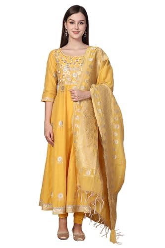 Aurelia Kurta Anarkali Jacquard Brodé Zari ensemble churidar dupatta vêtement indien femme