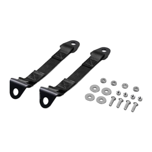 Sangles de limiteur contrôle porte battante Maverick X3 2017-2022 noir x2