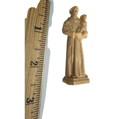 Estatua San Antonio para encontrar hogar con tarjeta de oración miniatura 4