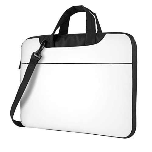 Maletín para laptop y bolso cruzado blanco para viaje de negocios