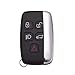 LAGE Ricambio Chiave per Telecomando Land Rover Range Rover Sport Evoque LR4 Freelander Discovery Guscio a 5 Tasti