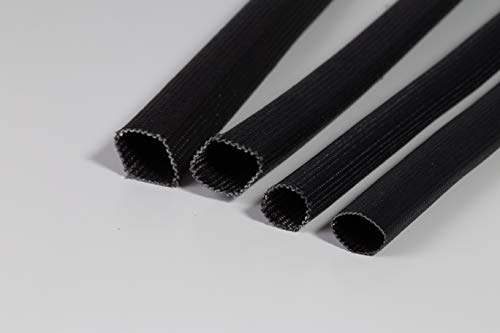 Gaine en fibre de verre ignifuge 550°C avec isolation 800V 10m