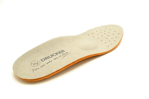 Plantillas anatómicas de piel para zapatos y deportivas | Soporte metatarso y arco plantar | Transpirables y cómodas | Hechas en España (46)