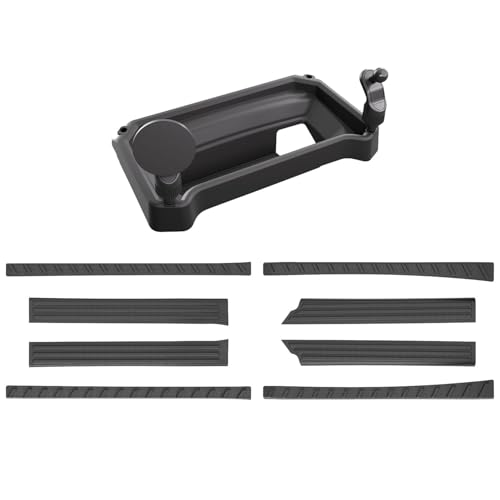CZmenghe 12 and 14.4 Inches Screen Dashboard Storage Organizer with Phone Mount Compatible with 2019-2026 Dodge RAM 1500 Center Console Armrest Cover Replacement for 2019-2026 Dodge RAM Accessories