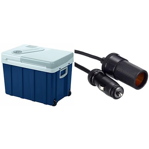 Glacière Mobicool W40 bleu pour garder vos boissons fraîches en voyage sans manquer de câble