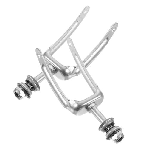 BUTIFULSIC 1 Pair Electric Wheelchair Front Fork Bracket Tires Replacement Front Wheel Bracket Wheelchair Parts Drive Wheel Chair Bracket Motorized Scooter Wheels Galvanized Iron