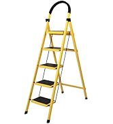 Asian Paints TruCare 5-Steps Trendy Steel Ladder, Foldable Ladder for Home & Office use, Durable,...