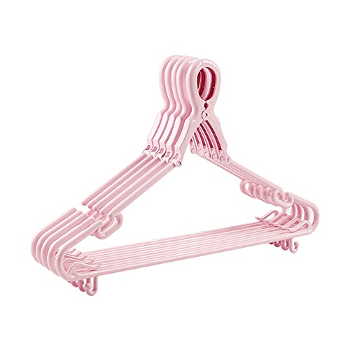 Oyfel Cintres en Plastique Pliable Voyage Coupe-Vent avec Crochet Fermoir Antidérapant Anti-Déformation pour Vestes Chemises écharpes Cravate Pantalon Adulte Femme Enfants 5 Pcs