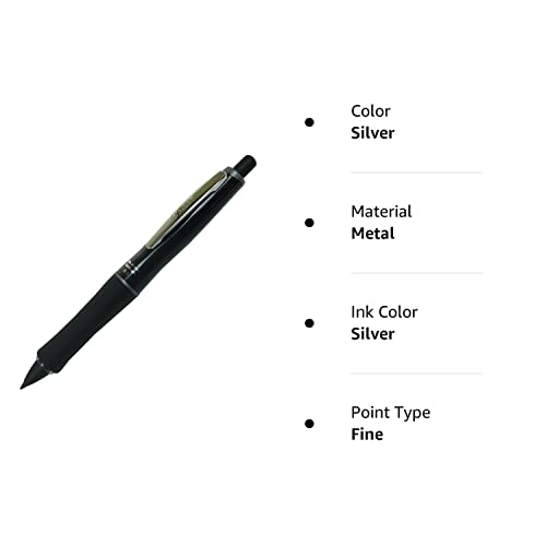 (Japan Import) Pilot Dr.grip Full-Black Mechanical Pencil 0.5Mm Hdgfb-80R (Silver) By Pilot #TOP7