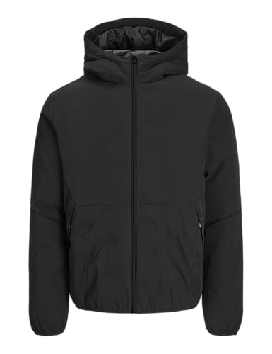 JACK & JONES Hybrid Jacket Chaqueta híbrida Jjadam, Negro, XXL para Hombre