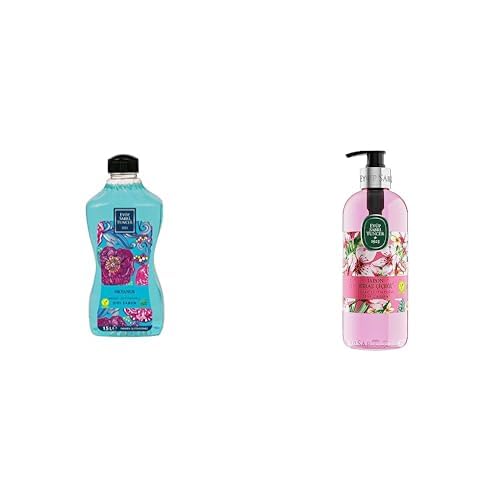 Eyüp Sabri Tuncer Doğal Zeytinyağlı Sıvı Sabun Okyanus 1,5 L Pet Şişe (1 x 1500 ml) xEyüp Sabri Tuncer Doğal Zeytinyağli Sıvı Sabun Japon Kiraz Çiçeği (500 ml)