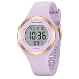 GOLDEN HOUR Reloj Digital para Mujer, Resistente al Agua, 5 ATM, Deportivo,...