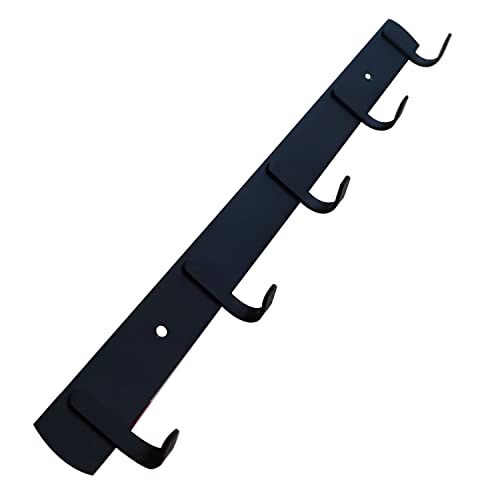 Sununico Coat Rack Wall Mounted, Wall Coat Rack With 5 Sliding Hooks Heavy Duty Coat Hooks For Coats Towel Robes Purse Hat #TOP1