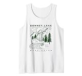 Bonney Lake Washington Recuerdo de viaje rústico Bonney Lake Camiseta sin Mangas