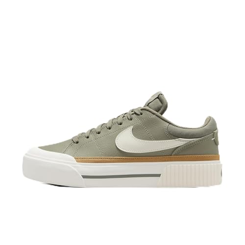 Nike Court Legacy Lift Women's Shoes (DM7590-300, Light Army/Flax/Dark Stucco/Sail) Size 12