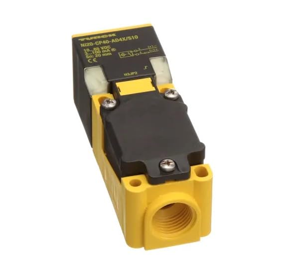 TURCK NI20-CP40-AD4X/S10 (44771), 1 LED, 1/2-14NPT MOUNTING Base, 10-65 VDC, 20MM Range, 2-Wire DC (Transistor Out), 40MM Size, COMBIPROX, INDUCTIVE, NONEMBEDDABLE, Normally Open, Sensor