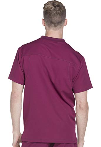 Image of Dickies Dynamix Scrubs for Men Athletic-Inspired V-Neck Chest Pocket Scrub Top with Four-Way Stretch & Moisture Wicking DK610