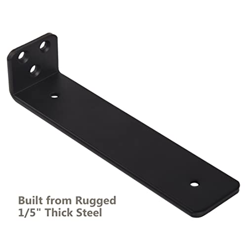 Neodrop ND-1210WSB 12-Pack 10 Inch Floating Shelf Brackets, Heavy Duty Hidden Shelves Bracket thumb #3