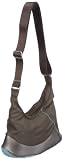 ECCO Performance 9104410, Damen Umhängetaschen, Grau (WARM GREY/EMERALD 90313), 28x17x10 cm (B x H x T)