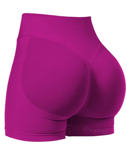 Image of VOYJOY Women Workout Impact Shorts 2.5 inch / 3.6 inch / 4.5 inch / 6 inch Scrunch Butt Booty | Tummy Control, High Waisted, Bike Short, Gentle Compression, for Women