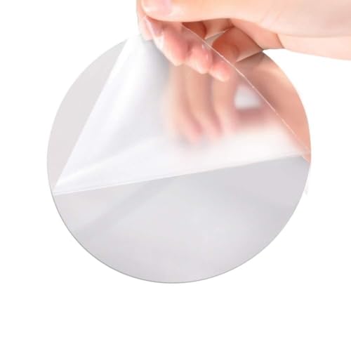 Wakects Pegatina de Pared de Espejo Acrílico, Calcomanía de Efecto Espejo de Fondo de TV para Dormitorio, sofá, Comedor y Armario con Fácil Instalación