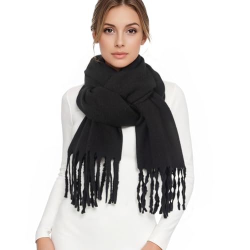 RIIQIICHY Scarf for Women Chunky Winter Scarf Cold Weather Thick Warm Ladies Scarves3