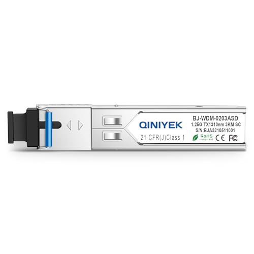 Image of 1 Pair simplex SC Module 3KM, 1.25G Single-Mode Fiber Connector, SFP-WDM-SM 1000BASE BiDi 1310nm /1550nm SFP Transceiver Module