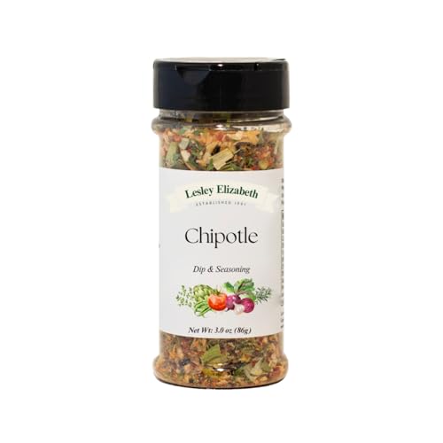 Image of Lesley Elizabeth Chipotle Dip & Seasoning - Smoky Chipotle Spice Blend for Dips, Chicken, Beef & Veggies | Gourmet All-Purpose Grill & Cooking Seasoning