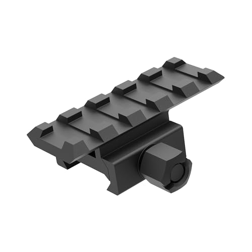 Eastern Tactical Supply Picatinny Rail Riser Mount for Optic Riser Mount or Red Dot Riser Mount 0.5“ Height 2.1“ Length 5-Slot (MT050-5L)